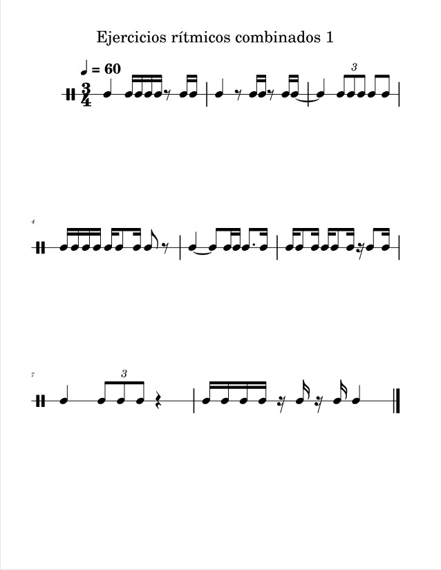ejercicio ritmico