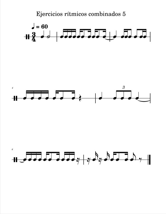 ejercicio ritmico